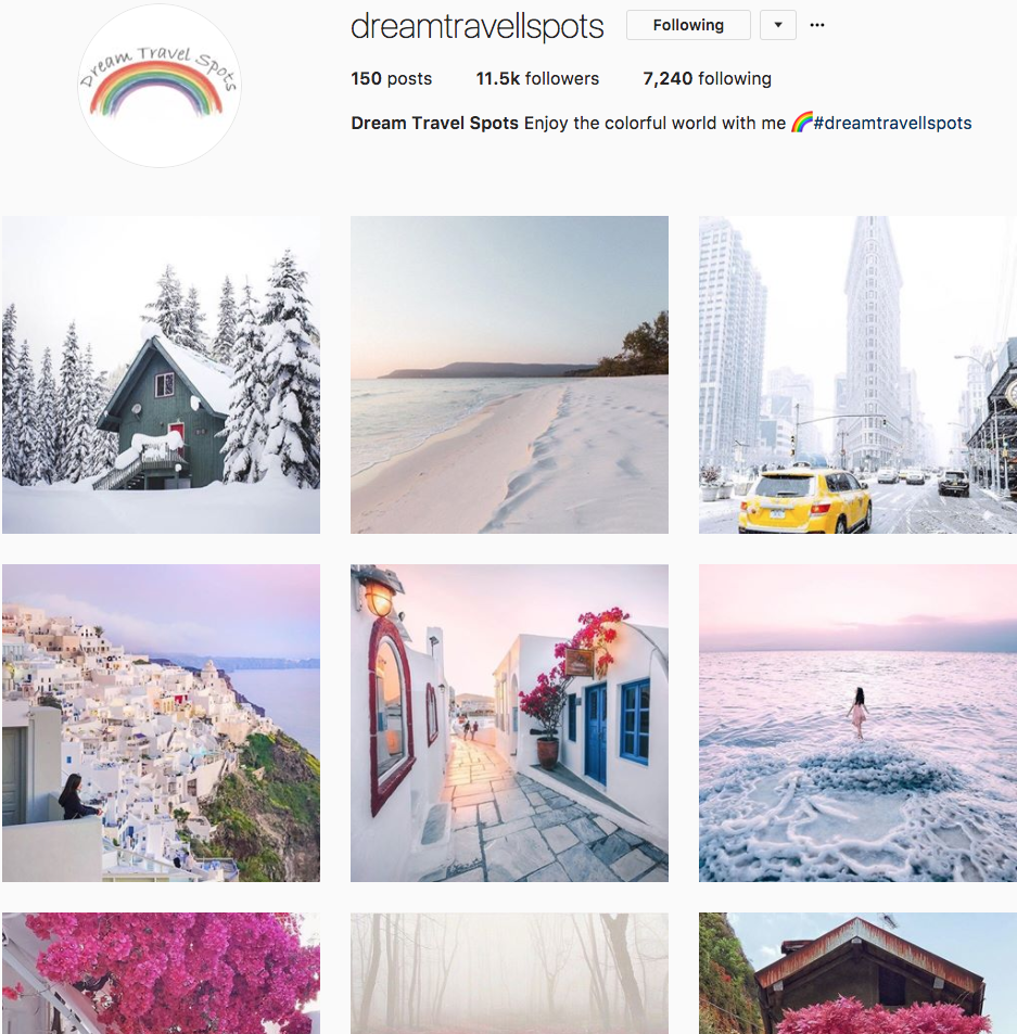 @dreamtravelspots Instagram Feed