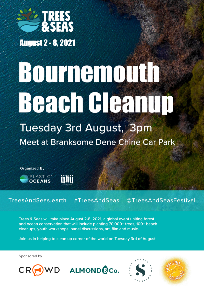 bournemouth beach clean up crowd